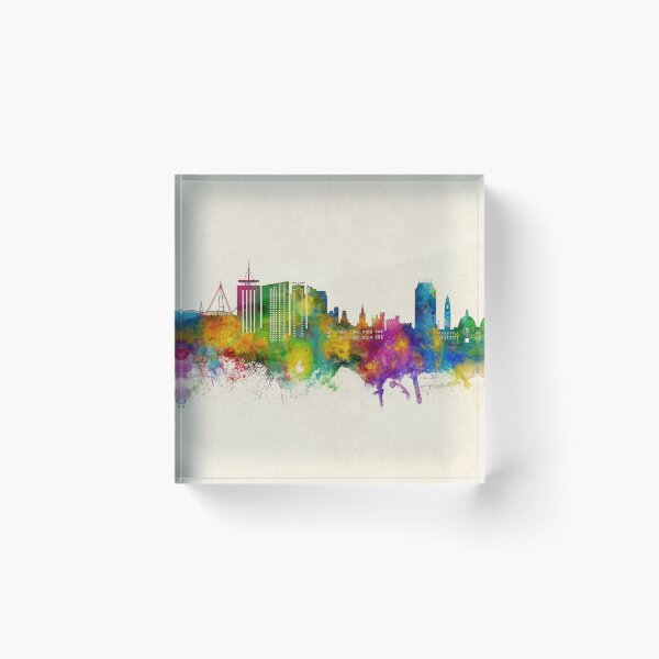 Item preview, Cardiff Wales Skyline designed and sold by ArtPrints.