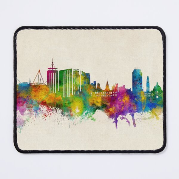 Item preview, Cardiff Wales Skyline designed and sold by ArtPrints.