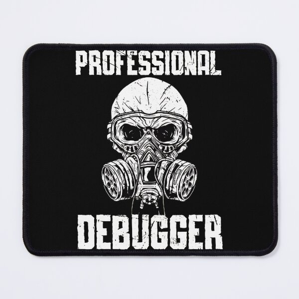 Item preview, Professional Debugger Skull Gas Mask Graphic designed and sold by disheragmorgan.