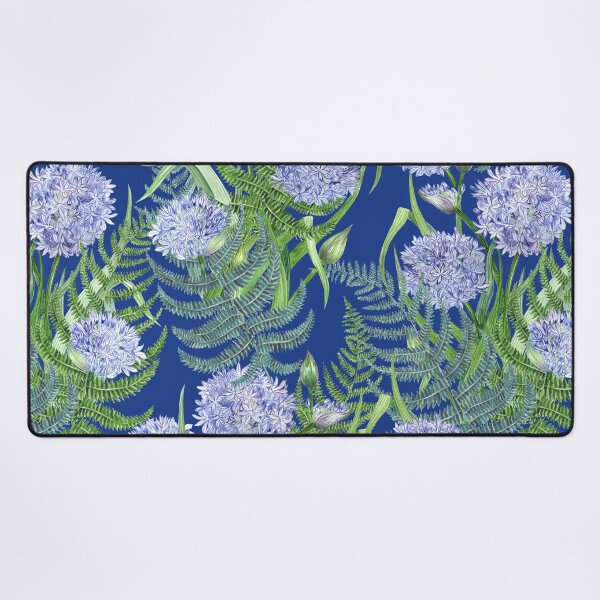 Item preview, Harmony blue flowers agapanthus with fern designed and sold by MartaHorodniczy.