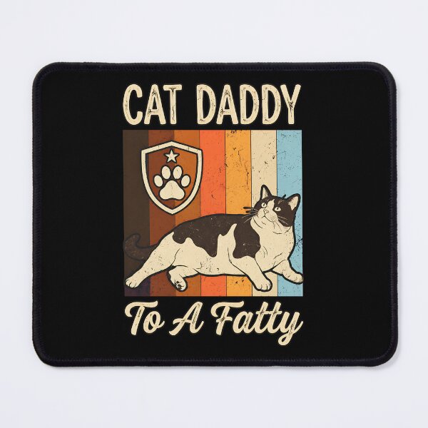 Item preview, Cat Daddy To A Fatty Retro Pet Lover Gift designed and sold by OlyvieArt.