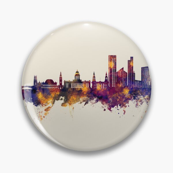 Item preview, Leeds England Skyline designed and sold by ArtPrints.