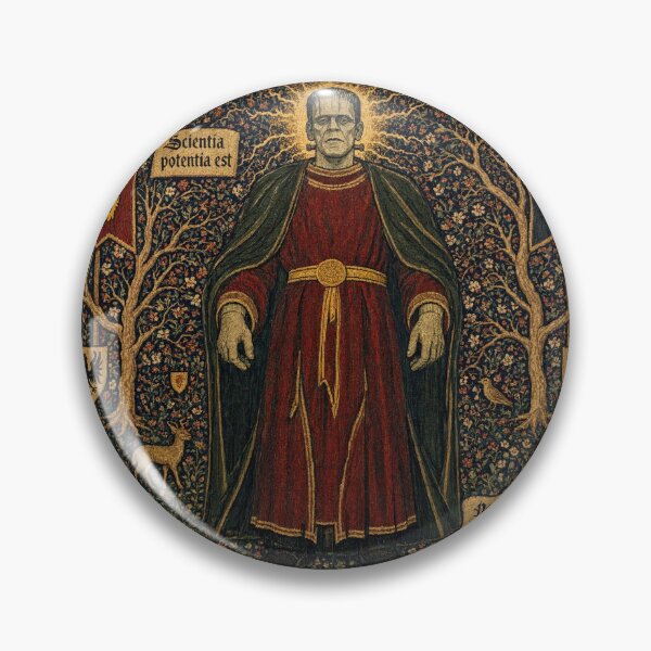 Item preview, Medieval style Halloween Tapestry Frankenstein's Monster designed and sold by Vintage Designs +.