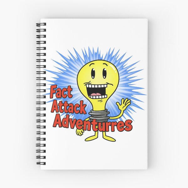Item preview, Fact Attack Adventurres Lightbulb Cartoon designed and sold by airch.