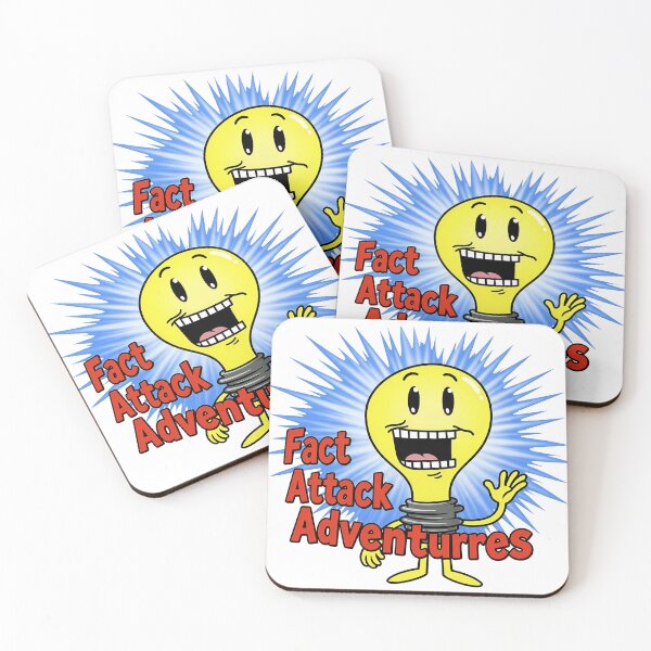 Item preview, Fact Attack Adventurres Lightbulb Cartoon designed and sold by airch.