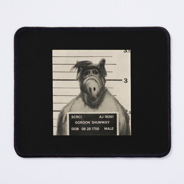 Item preview, Gordon Shumway Mugshot Retro Comedy designed and sold by Damonottlieb.