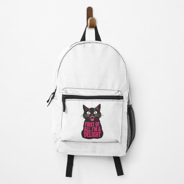Item preview, First of All I'm a Delight Roaring Black cat designed and sold by dudelinart.