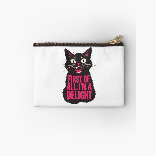 Item preview, First of All I'm a Delight Roaring Black cat designed and sold by dudelinart.