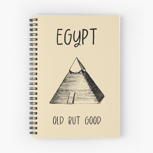Item preview, Egypt Pyramid Print – Old But Good, Funny Travel Pun Design designed and sold by MarkedArtPrints.