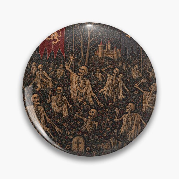 Item preview, Medieval style Halloween Tapestry Zombies designed and sold by Vintage Designs +.