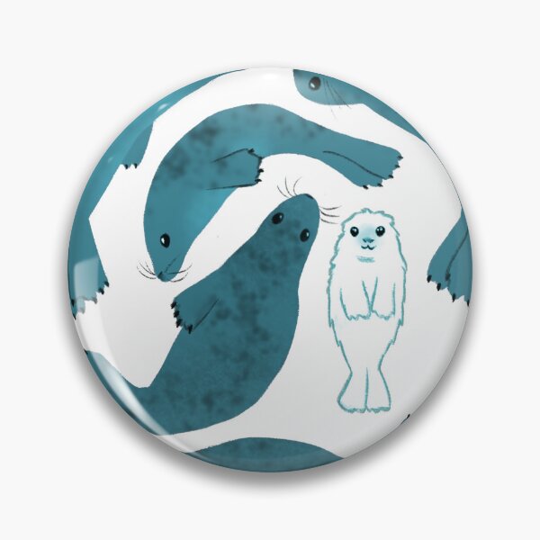 Item preview, Cute Blue Seal Pattern designed and sold by EllenorMererid.