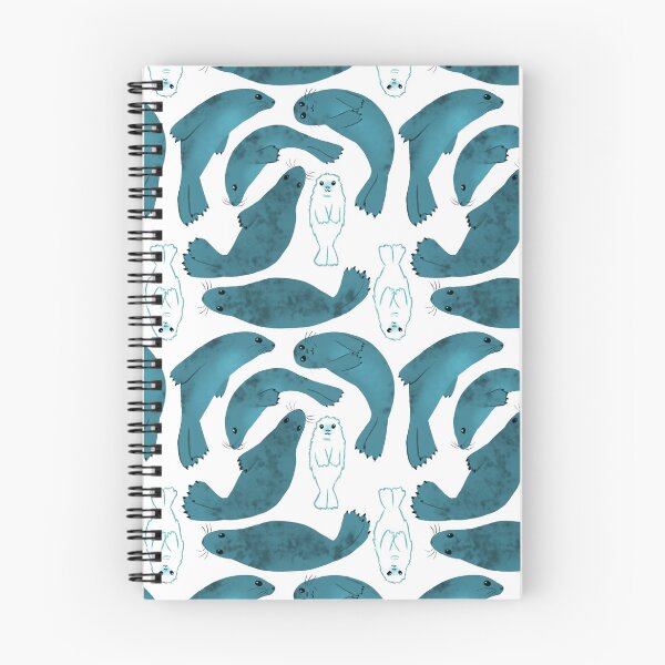 Item preview, Cute Blue Seal Pattern designed and sold by EllenorMererid.