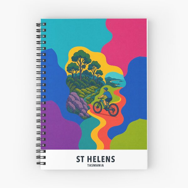 Item preview, St Helens Blue Tier Mountain Biking designed and sold by Print My Town.