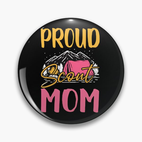 Item preview, Proud Scout Mom Camping Mountains Graphic designed and sold by langoncbbialik.