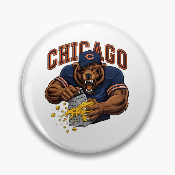 Item preview, Fierce Chicago Bear Football Grunge  designed and sold by Muraloscopia.