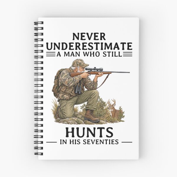 Item preview, Never Underestimate an Old Man Who Still Hunts in His Seventies designed and sold by LounisArt.