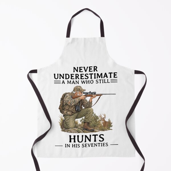Item preview, Never Underestimate an Old Man Who Still Hunts in His Seventies designed and sold by LounisArt.