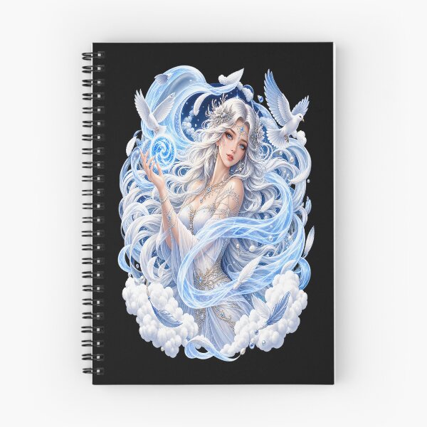 Item preview, Wind Goddess – Celestial Air and Mystical Feathers designed and sold by TroviTutto.