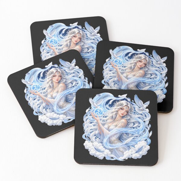 Item preview, Wind Goddess – Celestial Air and Mystical Feathers designed and sold by TroviTutto.
