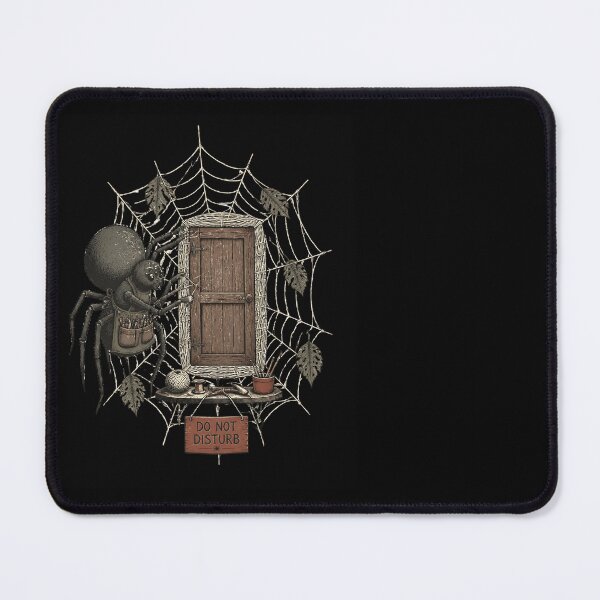 Item preview, Do Not Disturb – Spider Web Haunted Door Halloween designed and sold by CalmDownZone ⭐️⭐️⭐️⭐️⭐️.