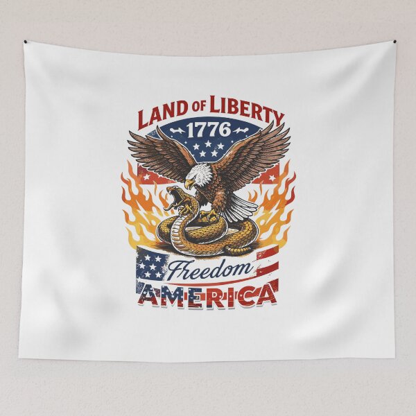 Item preview, Land of Liberty American Eagle Poster designed and sold by Matinez Pink.