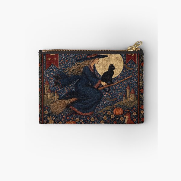 Item preview, Medieval style Halloween Tapestry Witch designed and sold by Vintage Designs +.