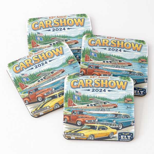 Item preview, Ely's Annual Car Show Poster designed and sold by Matinez Pink.