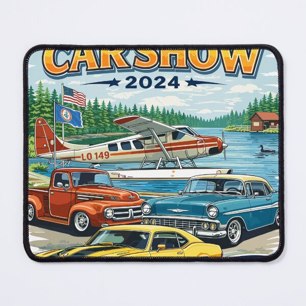 Item preview, Ely's Annual Car Show Poster designed and sold by Matinez Pink.