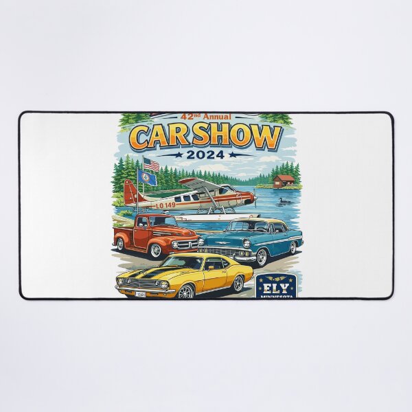 Item preview, Ely's Annual Car Show Poster designed and sold by Matinez Pink.