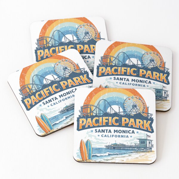 Item preview, Pacific Park Santa Monica Poster designed and sold by Matinez Pink.