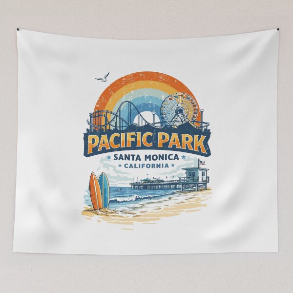Item preview, Pacific Park Santa Monica Poster designed and sold by Matinez Pink.