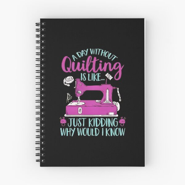 Item preview, Quilting Is Like Just Kidding Funny Sewing Machine Design designed and sold by disheragmorgan.