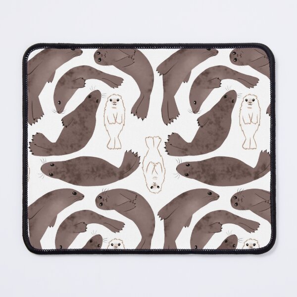 Item preview, Cute Grey Seal Pattern designed and sold by EllenorMererid.