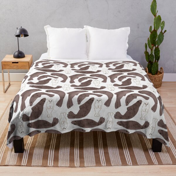 Item preview, Cute Grey Seal Pattern designed and sold by EllenorMererid.