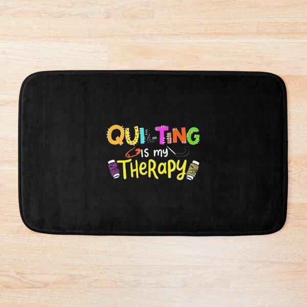 Item preview, Quilting is My Therapy Sewing Craft Art designed and sold by langoncbbialik.