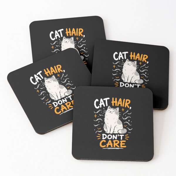 Item preview, Cat Hair Don't Care Funny Cat Lover Humor designed and sold by OlyvieArt.
