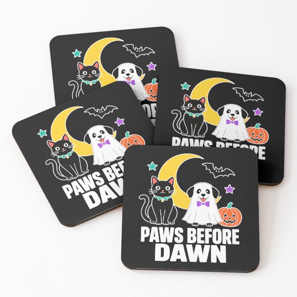 Item preview, Halloween Cat and Dog | Paws Before Dawn Spooky Pets designed and sold by Uglyandcute.