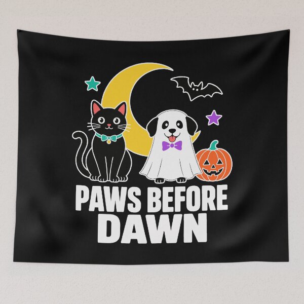 Item preview, Halloween Cat and Dog | Paws Before Dawn Spooky Pets designed and sold by Uglyandcute.