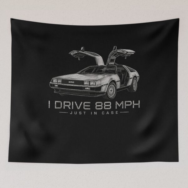 Item preview, I Drive 88 MPH Car Vintage 80'S Sci Fi Retro Throwback designed and sold by GiftsProShop.