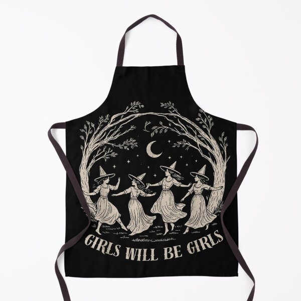Item preview, Girls Will Be Girls Dancing Witches Witchy Sisterhood Halloween Graphic designed and sold by macpeterse.