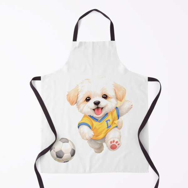 Item preview, Adorable Maltipoo soccer Art designed and sold by Kedspicedesign.