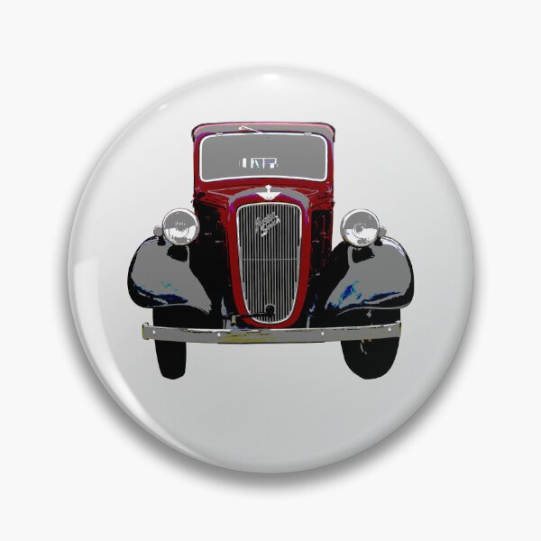 Item preview, Austin Seven Ruby vintage British classic car black-red designed and sold by soitwouldseem.