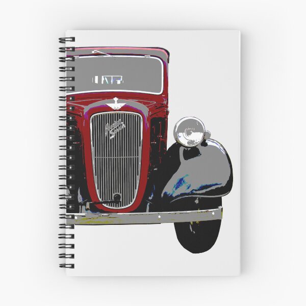 Item preview, Austin Seven Ruby vintage British classic car black-red designed and sold by soitwouldseem.