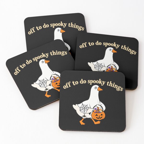 Item preview, Off To Do Spooky Things Goose designed and sold by DogoMalulu.