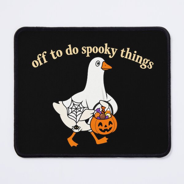 Item preview, Off To Do Spooky Things Goose designed and sold by DogoMalulu.