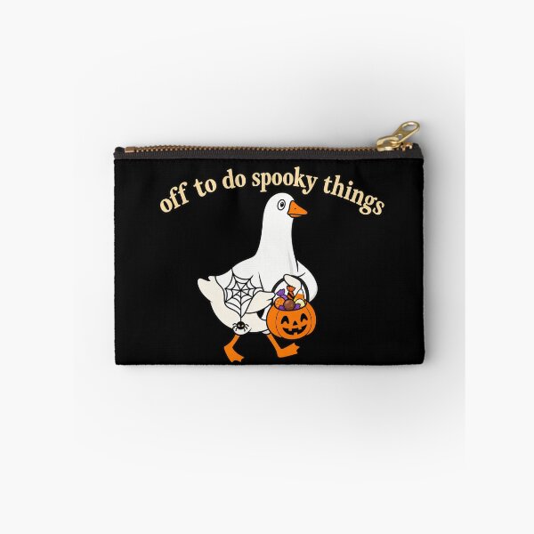 Item preview, Off To Do Spooky Things Goose designed and sold by DogoMalulu.
