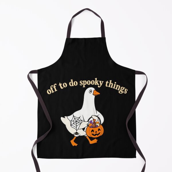 Item preview, Off To Do Spooky Things Goose designed and sold by DogoMalulu.