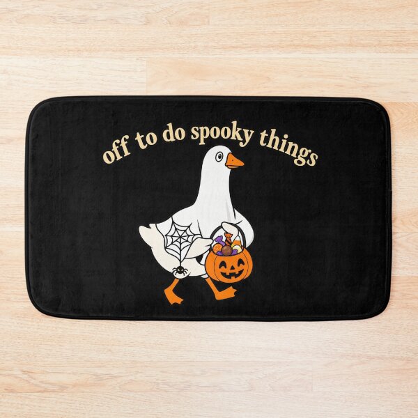 Item preview, Off To Do Spooky Things Goose designed and sold by DogoMalulu.