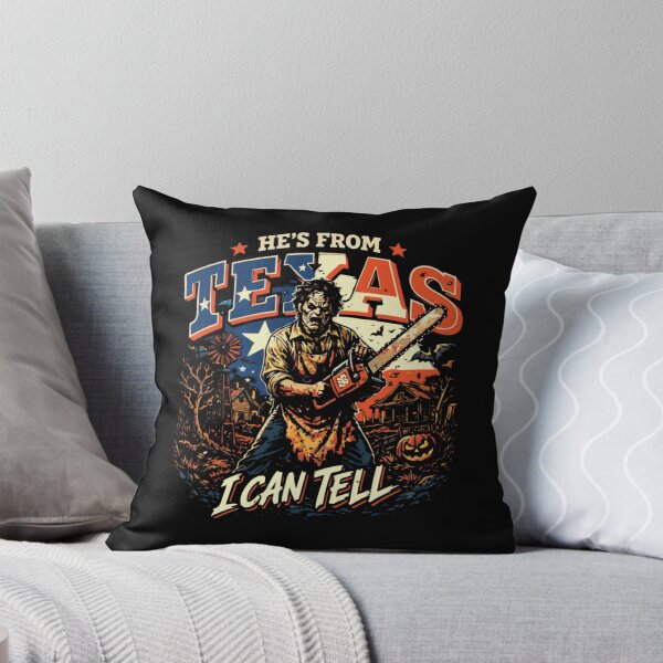 Item preview, He's From Texas I Can Tell - Chainsaw Horror designed and sold by BraylenDrado.