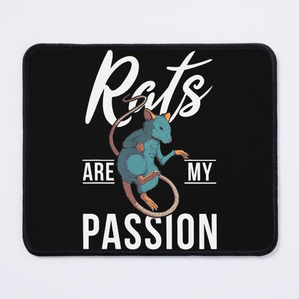 Item preview, Rats Are My Passion Cute Blue Rat Lover Animal Gift designed and sold by ziehmoukyles.